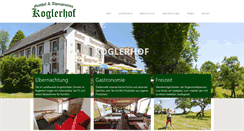 Desktop Screenshot of koglerhof.at