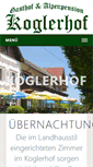 Mobile Screenshot of koglerhof.at